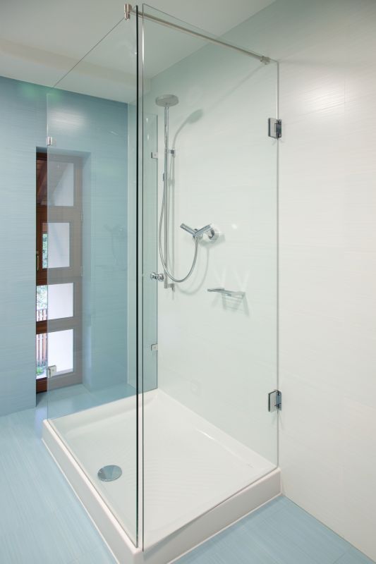 Minimalist Frameless Shower Enclosure